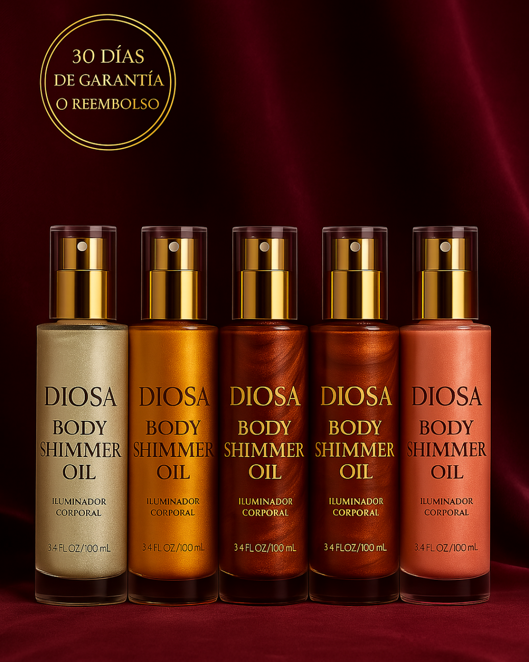 -DIOSA Peligrosa- Aceite corporal autobronceador "Sadoer" 85ML